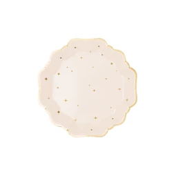 Papírtányér csillag, mix, 21 cm S/6