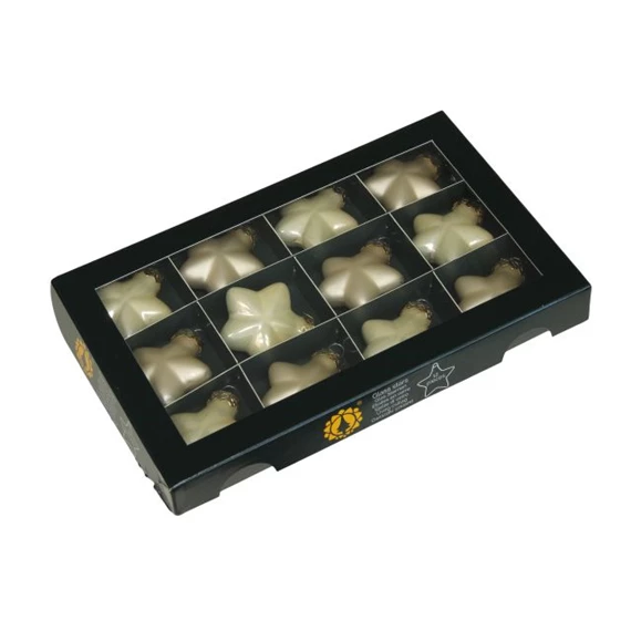 Csillag 4 cm champagne combi S/12
