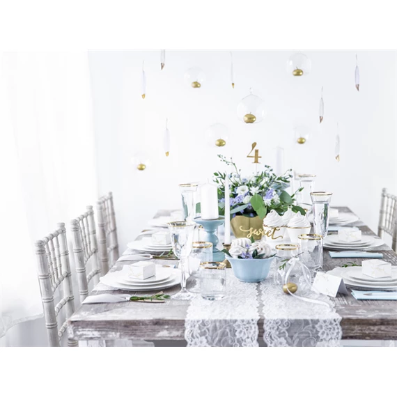 Csipke törtfehér 0,18 x 9 m