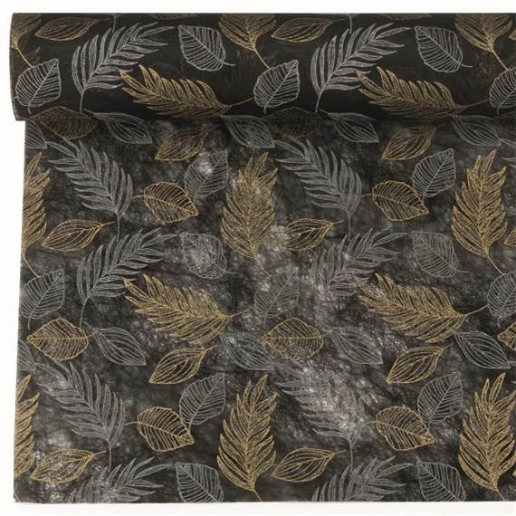 Csomagolópapír levél mintás 0,5x9 m