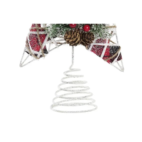 Csúcsdísz LED-es csillag 25x5x30 cm