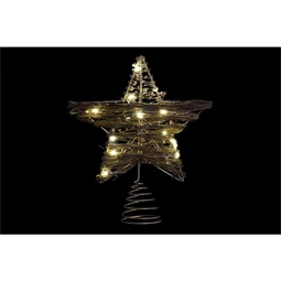 Csúcsdísz LED-es csillag 20x5x25 cm