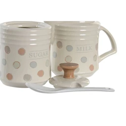 Cukor-, tejtartó szett 24x12,5x2 cm S/3