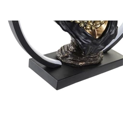 Dekoráció LED-es, afrikai  nő 35,5x11x36 cm