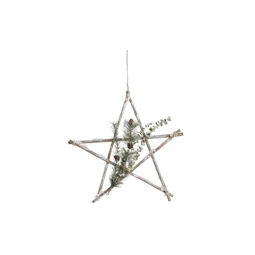Dekoráció LED-es csillag, akasztós 50x6x50 cm