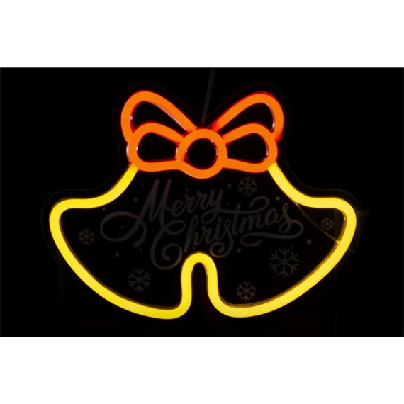 Dekoráció LED-es harang 30x1,5x26,5 cm
