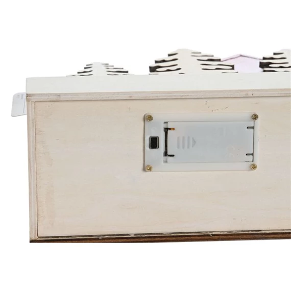 Dekoráció LED-es ház 21x9,5x19 cm 2 féle