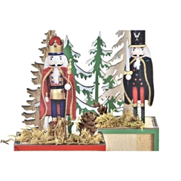 Dekoráció LED-es ház 8x6x32 cm 2 féle