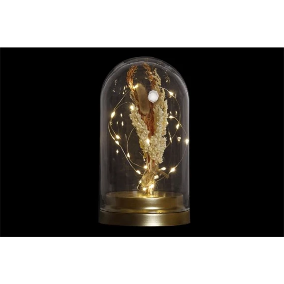 Dekoráció LED-es szárazvirág 12x12x22 cm