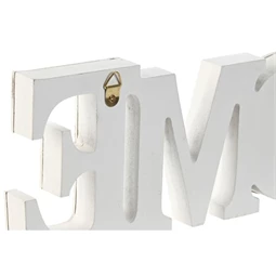 Dekoráció LOVE, HOME felirat 30x2,3x11 cm 2 féle