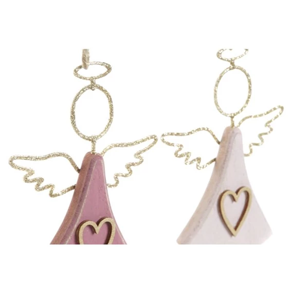 Dekoráció akasztós angyal 9x1,2x15 cm 2 féle