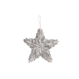 Dekoráció akasztós csillag 35x10x35 cm