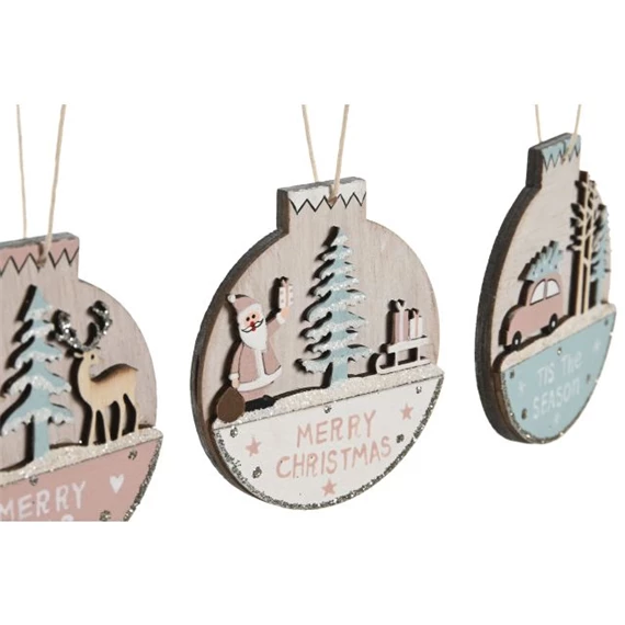 Dekoráció akasztós 17x11,5x32 cm 3 féle