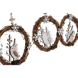 Dekoráció akasztós 30x3x15 cm 3 féle