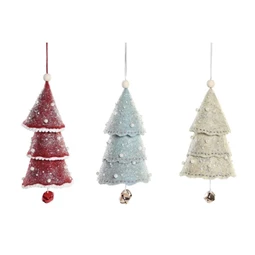 Dekoráció akasztós fenyő 11x11x38 cm 3 féle