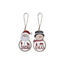 Dekoráció akasztós 7,3x0,5x12 cm 2 féle