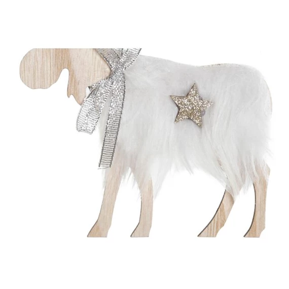 Dekoráció akasztós rénszarvas 13x0,5x14 cm 2 féle