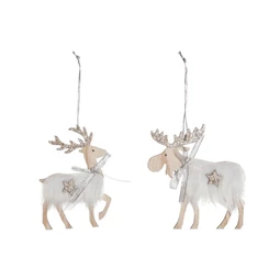 Dekoráció akasztós rénszarvas 13x0,5x14 cm 2 féle
