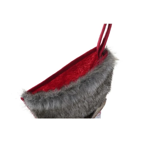 Dekoráció akasztós zokni 24x2x46 cm 2 féle