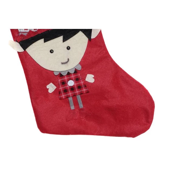 Dekoráció akasztós zokni 25x1x45 cm