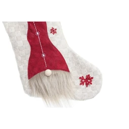 Dekoráció akasztós zokni 25x1x50 cm