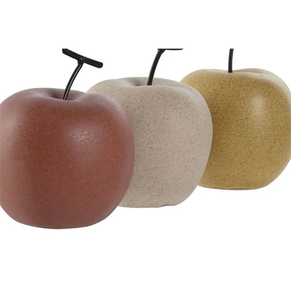 Dekoráció alma 9x9x11 cm 3 féle