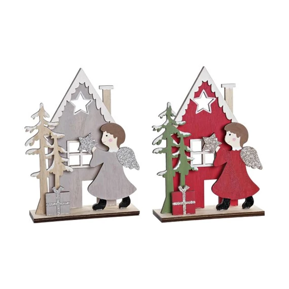 Dekoráció angyal 15x4x20 cm 2 féle