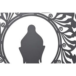 Dekoráció falra, Buddha 40x1x40 cm 2 féle