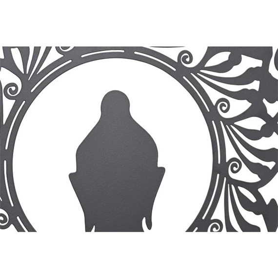 Dekoráció falra, Buddha 40x1x40 cm 2 féle