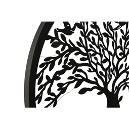 Dekoráció falra LED-es fa 60x2x60 cm