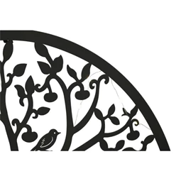 Dekoráció falra LED-es 60x2x60 cm