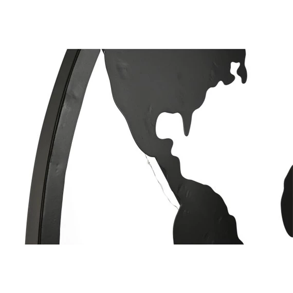 Dekoráció falra, LED-es világtérkép 99x2x99 cm 2 féle