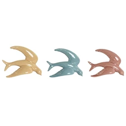 Dekoráció falra fecske 25x6x19 cm 3 féle