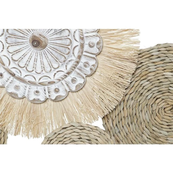 Dekoráció falra, fonott 127,6x7x66,7 cm