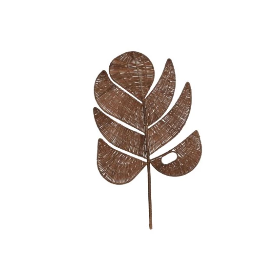 Dekoráció falra, levél 44x1x70 cm