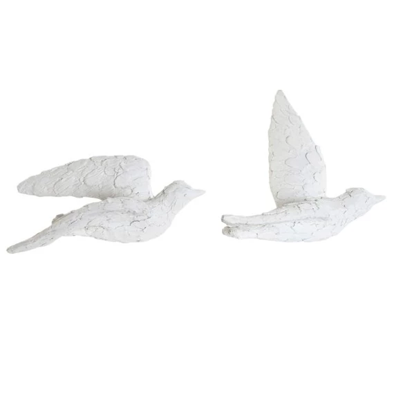 Dekoráció falra, madár 18x11x18 cm 2 féle