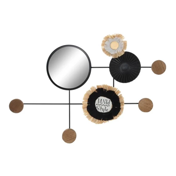 Dekoráció falra, tükör 57x4x40 cm