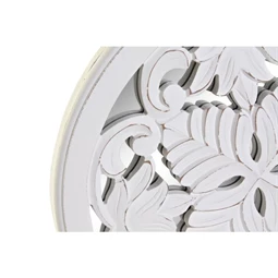 Dekoráció falra, tükörrel, virágos 40x1,5x40 cm