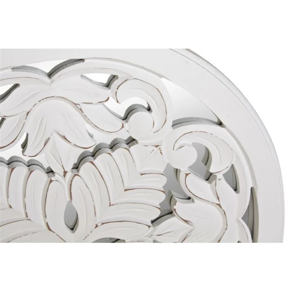 Dekoráció falra, tükörrel, virágos 40x1,5x40 cm