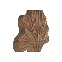 Dekoráció faragott gingko 51x9x60 cm