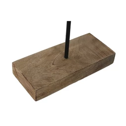 Dekoráció faragott hal 36x9x48 cm