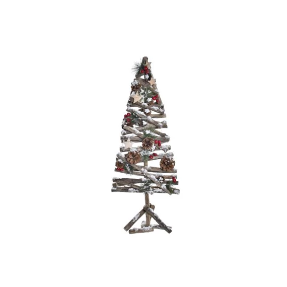 Dekoráció fenyő, LED-es 28x28x70 cm