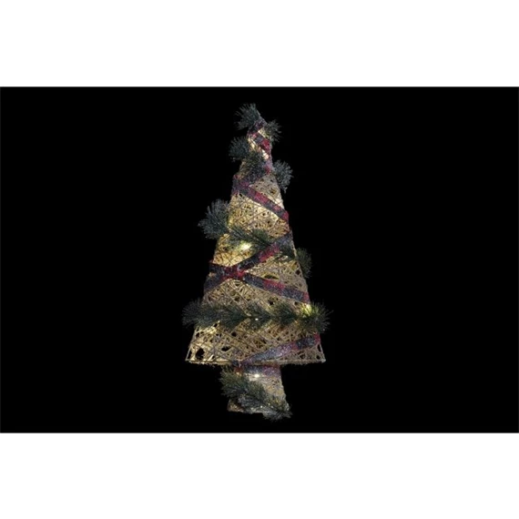 Dekoráció fenyő LED-es 40x15x60 cm