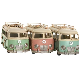 Dekoráció furgon 20x9x11 cm 3 féle