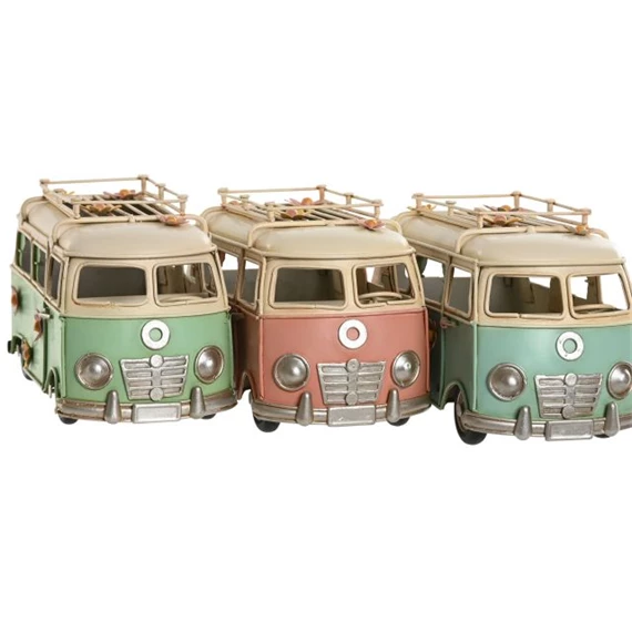 Dekoráció furgon 20x9x11 cm 3 féle