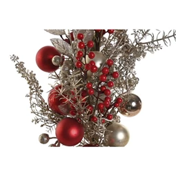 Dekoráció gömbökkel 20x20x60 cm