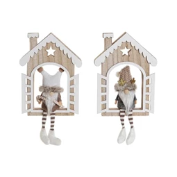 Dekoráció ház 15x2x20 cm 2 féle