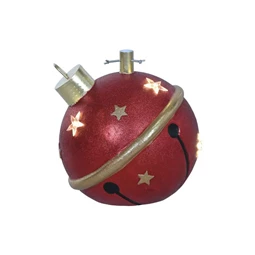 Dekoráció karácsonyfa talphoz gömb 40,5x40,5x40 cm
