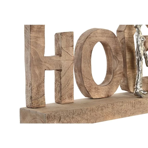 Dekoráció "Hogar" felirat lakásba 64x9x25 cm