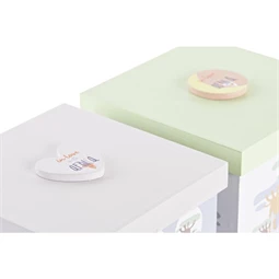 Dekoráció afrikai állatos 11,5x11,5x11 cm 2 féle